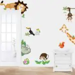 New DIY Cute Jungle Wild Animals Wall Art Decals Kids Bedroom Baby Nursery Stickers Decor - Image 3
