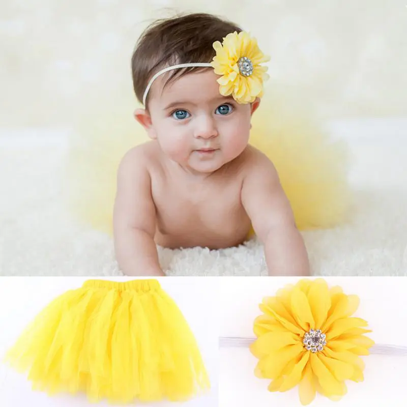 New Design Baby Girl Tulle Tutu Skirt Newborn Photography Props Bowknot Baby Tutu Skirt Gift For 0-6 Months - Image 2