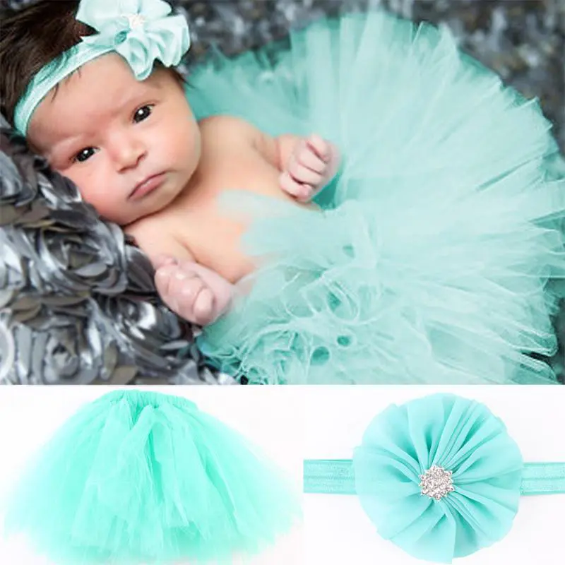 New Design Baby Girl Tulle Tutu Skirt Newborn Photography Props Bowknot Baby Tutu Skirt Gift For 0-6 Months - Image 3