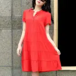 New Design Maternity Dress Elegant Pregnancy Clothes Comfortable Maternity Photography Props Women Dress 4 Colors - Image 4
