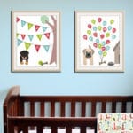 New Dog Alphabet ABC Canvas Painting Modern Baby Nursery Wall Art Print Posters Prints Pictures Decoration Home Decor Unframed