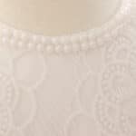 New Fashion Baby Girl Dress with Pearl Bow Little Princess for Birthday Party Newborn Toddler Clothing - Image 2