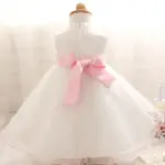 New Fashion Baby Girl Dress with Pearl Bow Little Princess for Birthday Party Newborn Toddler Clothing - Image 5