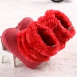 New Fashion Lovely Pink Bow Winter Super Warm Newborn Baby Kid Bebe Prewalker Shoes Princess Girl Crib Keep Warm Boots Booties - Image 6