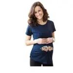 New Women's T-shirts Cartoon Maternity Top allaitement Funny Pregnancy T shirts Cotton T shirt pregnant Tee shirt clothes#J005