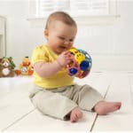 New gorgeous colour Baby educational toys 0-12 months hand boll with rattle bell Elastic ball grasp brinquedos WJ281 - Image 2