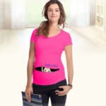 New maternity tops pregnancy funny maternity shirts with baby peeking out peek-a-boo maternity t-shirt baby peeking shirt