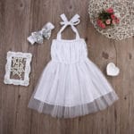Newborn Baby Dresses pageant party Kids Girl Dress Sequin Summer tulle princess for Infant Girl 0-18M