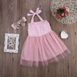 Newborn Baby Dresses pageant party Kids Girl Dress Sequin Summer tulle princess for Infant Girl 0-18M - Image 3