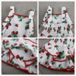 Newborn Infant Kids Baby Girls Romper Dress Bodysuit Tutu Dress Clothes Outfits Girls Strawberry Strap Dress 0-24M - Image 6