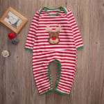 Newborn Kids Rompers Long Sleeve Striped Pajamas Sleepwear Romper Cotton Clothing Christmas Baby Boys Girls Children Clothes - Image 3