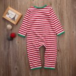 Newborn Kids Rompers Long Sleeve Striped Pajamas Sleepwear Romper Cotton Clothing Christmas Baby Boys Girls Children Clothes - Image 4