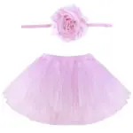 Newborn Photography Props Infant Costume Outfit Princess Baby Tutu Skirt Headband Baby Photography Prop With Real Photo - Image 2