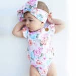 Newborn Toddler Infant Baby Girl Outfit Sets Polka Printing Bow Baby Girls Bodysuit+Hairband Summer 2017 Kids Girls Outfits suit