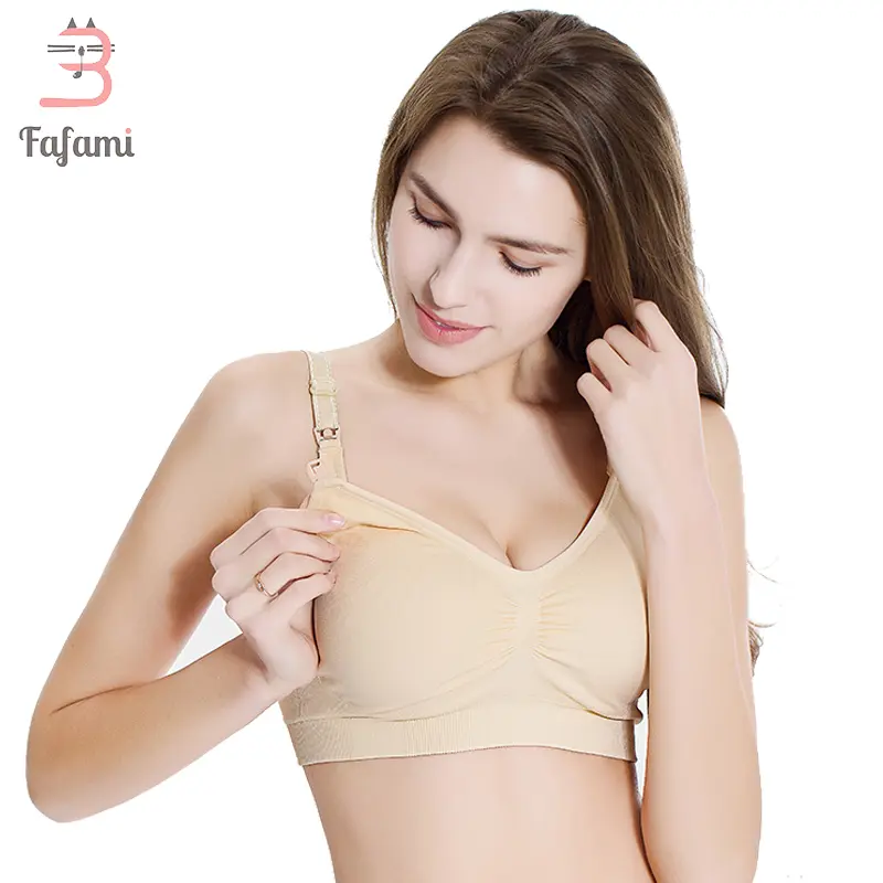 Nursing bra Seamless Maternity bra Breast feeding bras for pregnant women maternity clothing breastfeeding bra underwear female - Image 4