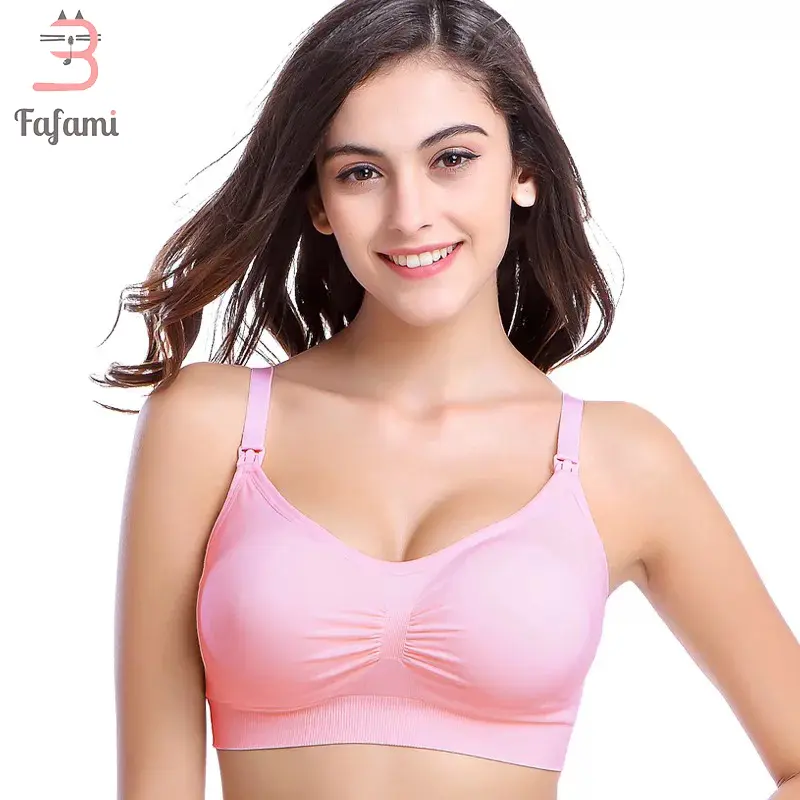 Nursing bra Seamless Maternity bra Breast feeding bras for pregnant women maternity clothing breastfeeding bra underwear female - Image 6