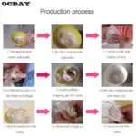 OCDAY 3D Plaster Handprints Footprints DIY Baby Hand and Foot Casting Mini Kit Keepsake Gifts Molding Clone Powder For Memory - Image 4