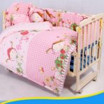 Gingham Girl Baby Bedding Crib Nursery Set - Image 4