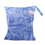 OhBabyKa Baby Diaper Bags Printed Double Zippered Wet/Dry Bag Waterproof Wet Cloth Diaper Backpack Reusable Diaper Cover WetBag - Image 4