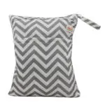 OhBabyKa Baby Diaper Bags Printed Double Zippered Wet/Dry Bag Waterproof Wet Cloth Diaper Backpack Reusable Diaper Cover WetBag - Image 6