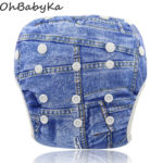 Ohbabyka Baby Swim Diapers 2016 Brand Cloth Diaper Swimwear Reusable Baby Swim Suit for Boys or Girls Swimwear Swimming Trunks - Image 4