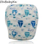 Ohbabyka Swimming Diapers Washable Infants Nappies Cover Bebek Mayo Adjustable Swim Diaper Cover Pants Reusable Baby Swimwear - Image 4