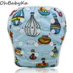 Ohbabyka Waterproof Swim Diapers Pool Pants Unisex Adjustable Baby Swim Diaper Pant One Size Breathable Cover Suit for 3-15KG - Image 4