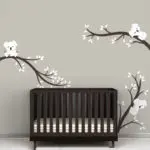 Oversize Removable Koala Tree Branches DIY Wall Decals Nursery Vinyls Baby Wall Art Stickers For Kids Rooms Custom Color J504