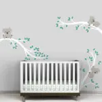 Oversize Removable Koala Tree Branches DIY Wall Decals Nursery Vinyls Baby Wall Art Stickers For Kids Rooms Custom Color J504 - Image 5