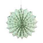 Pack of 10 Paper Decoration Set Tissue Paper Fans Pom Poms for Wedding Birthday Party Nursery Baby Showers Garden Space Decor - Image 4