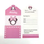 Party Elephant Invitation Cards Mickey Minnie Theme Party for Kids Birthday Party Supplies Baby Shower Paper Party Favors - Image 3