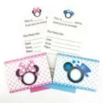 Party Elephant Invitation Cards Mickey Minnie Theme Party for Kids Birthday Party Supplies Baby Shower Paper Party Favors - Image 5