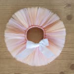 Pastel Rainbow Tutu Kaylyn  Newborn Baby Tutu Photoprop Birthday Tutu Pink Blue Yellow mint  Flower Girl Tutu Skirt  PT264 - Image 3