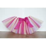 Pastel Rainbow Tutu Kaylyn  Newborn Baby Tutu Photoprop Birthday Tutu Pink Blue Yellow mint  Flower Girl Tutu Skirt  PT264 - Image 4