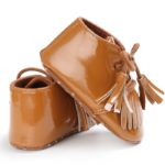 Patent Leather Crib  Baby Boy Girl Booties Bebe First Walkers Fringed Lace-Up Moccasins Soft Sneakers Shoes 2017 New - Image 5