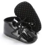 Patent Leather Crib  Baby Boy Girl Booties Bebe First Walkers Fringed Lace-Up Moccasins Soft Sneakers Shoes 2017 New - Image 6