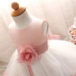 Petal Hem Baptism Newborn Wedding Girls Formal wear Summer 2017 Princess Birthday Party Dress girl clothes infant kids dresses - Image 4