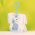Pink and Blue Baby Dress Favor BagGift Bags for Baby Shower Favor Bags 12pcs