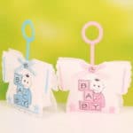 Pink and Blue Baby Dress Favor BagGift Bags for Baby Shower Favor Bags 12pcs - Image 3