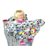 Portable Baby shopping cart safety cover Anti Dirty Safety Nylon chair seat cloth Multifunctional Folding Baby Car Seat Belt