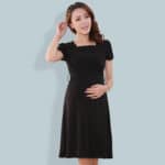 Pregnancy Clothes Dress For Pregnant Women Summer Cotton Striped Maternity Dress For Lactation Clothes Maternity Tunic 602014 - Image 3
