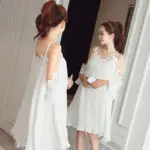 Pregnant Women Pleated Chiffon Dress Spaghetti Strap Off Shoulder 2017 Summer Pregnancy Clothes Cute Maternity Dresses Plus Size - Image 5
