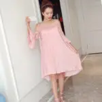 Pregnant Women Pleated Chiffon Dress Spaghetti Strap Off Shoulder 2017 Summer Pregnancy Clothes Cute Maternity Dresses Plus Size - Image 6