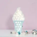 Pretty Ice cream Lamp for kids 3d Night Light Baby Room Sleeping Light Bedroom Desk Lamp Night Lamp for Summer Best for Gifts - Image 3