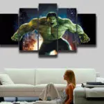 Printed super hero the incredible hulk picture painting for boy kids baby children's room wall art decor Canvas prints picture - Image 2