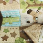 At The Zoo Embroidered 6 Piece baby Crib Bedding Set - Image 4