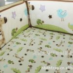 At The Zoo Embroidered 6 Piece baby Crib Bedding Set - Image 6