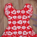 Pudcoco Newborn Baby Christmas Clothes Ruffles Romper Sleeve Backless Tutu Halter Jumpsuit+Headband 2PCS Outfits Xmas Clothing - Image 3