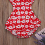 Pudcoco Newborn Baby Christmas Clothes Ruffles Romper Sleeve Backless Tutu Halter Jumpsuit+Headband 2PCS Outfits Xmas Clothing - Image 4