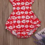 Pudcoco Newborn Baby Christmas Clothes Ruffles Romper Sleeve Backless Tutu Halter Jumpsuit+Headband 2PCS Outfits Xmas Clothing - Image 4